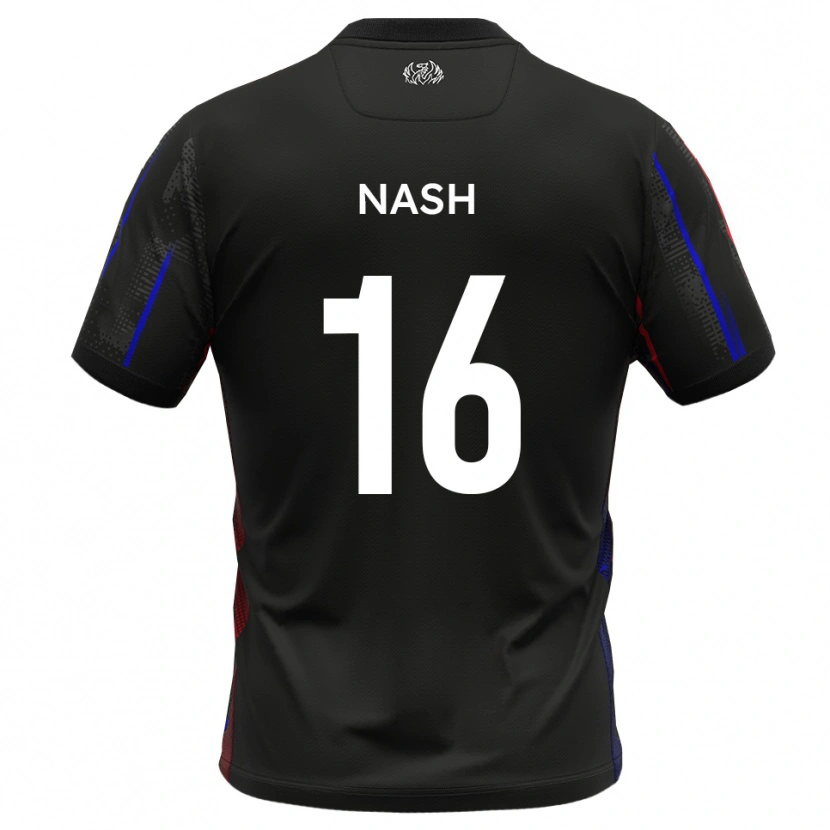 Danxen Herren Pat Nash #16 Schwarz Rot Auswärtstrikot Trikot 2025/26 T-Shirt Österreich
