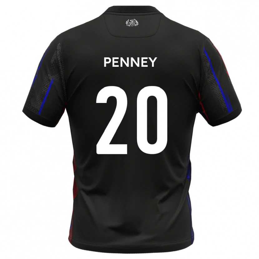 Danxen Herren Matt Penney #20 Schwarz Rot Auswärtstrikot Trikot 2025/26 T-Shirt Österreich