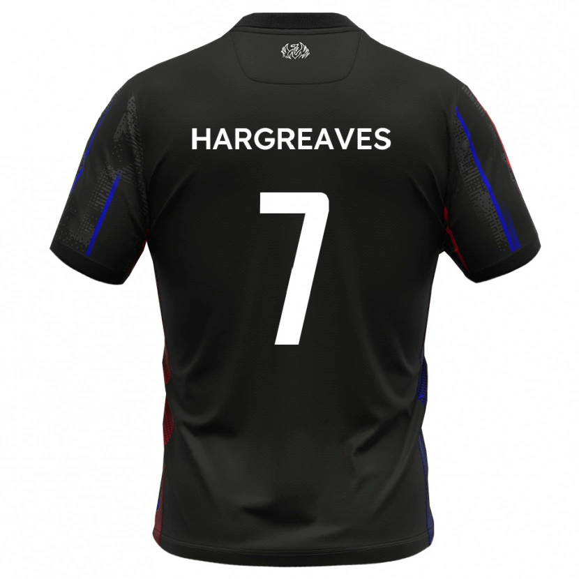 Danxen Herren Cameron Hargreaves #7 Schwarz Rot Auswärtstrikot Trikot 2025/26 T-Shirt Österreich
