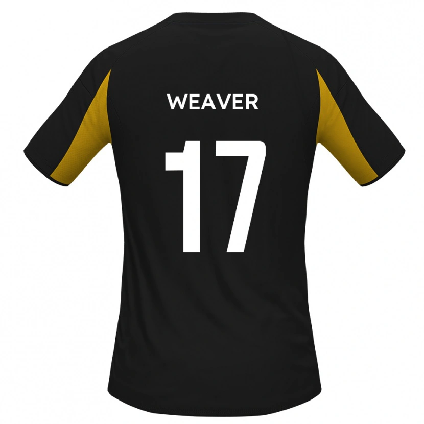 Danxen Herren Lucas Weaver #17 Schwarz Gelb Auswärtstrikot Trikot 2025/26 T-Shirt Österreich