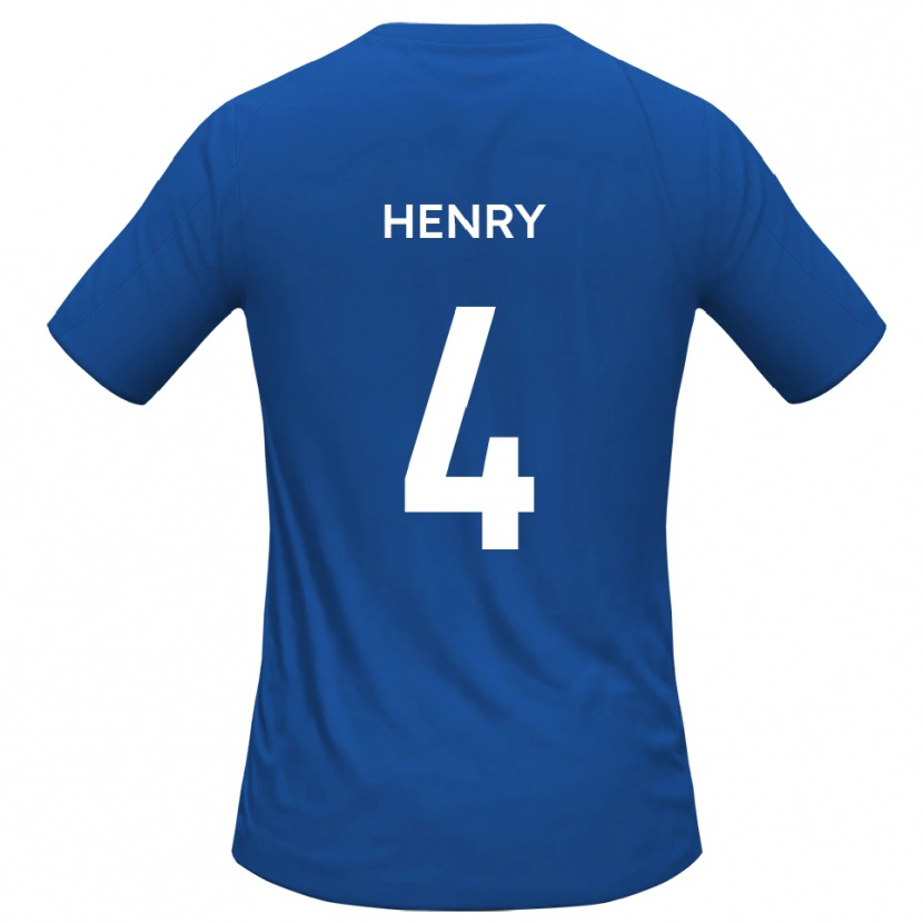 Danxen Herren Aaron Henry #4 Himmelblau Auswärtstrikot Trikot 2025/26 T-Shirt Österreich