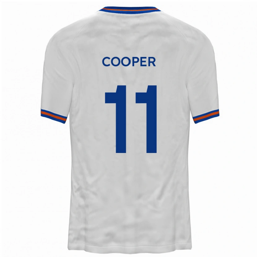 Danxen Herren Chay Cooper #11 Weiß Blau Auswärtstrikot Trikot 2025/26 T-Shirt Österreich