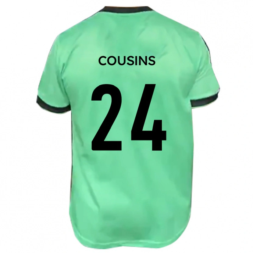 Danxen Herren Jordan Cousins #24 Türkis Schwarz Auswärtstrikot Trikot 2025/26 T-Shirt Österreich