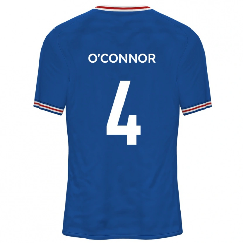 Danxen Herren Darragh O'connor #4 Dodger Blau Auswärtstrikot Trikot 2025/26 T-Shirt Österreich