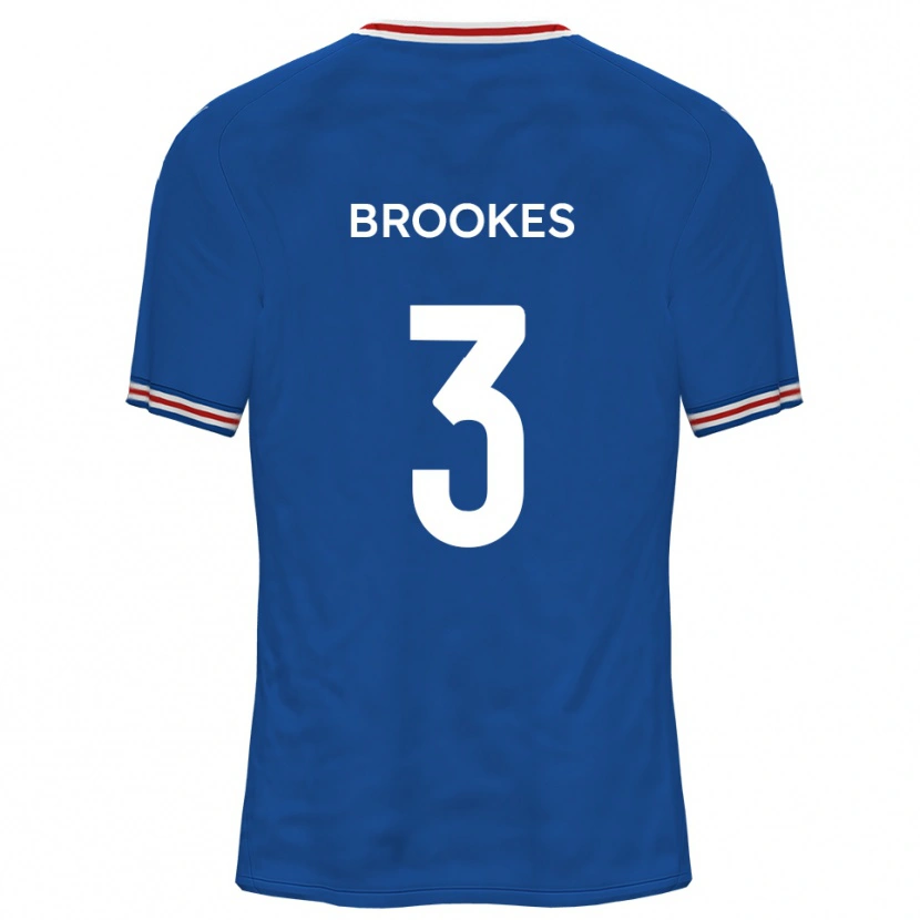 Danxen Herren Ben Brookes #3 Dodger Blau Auswärtstrikot Trikot 2025/26 T-Shirt Österreich