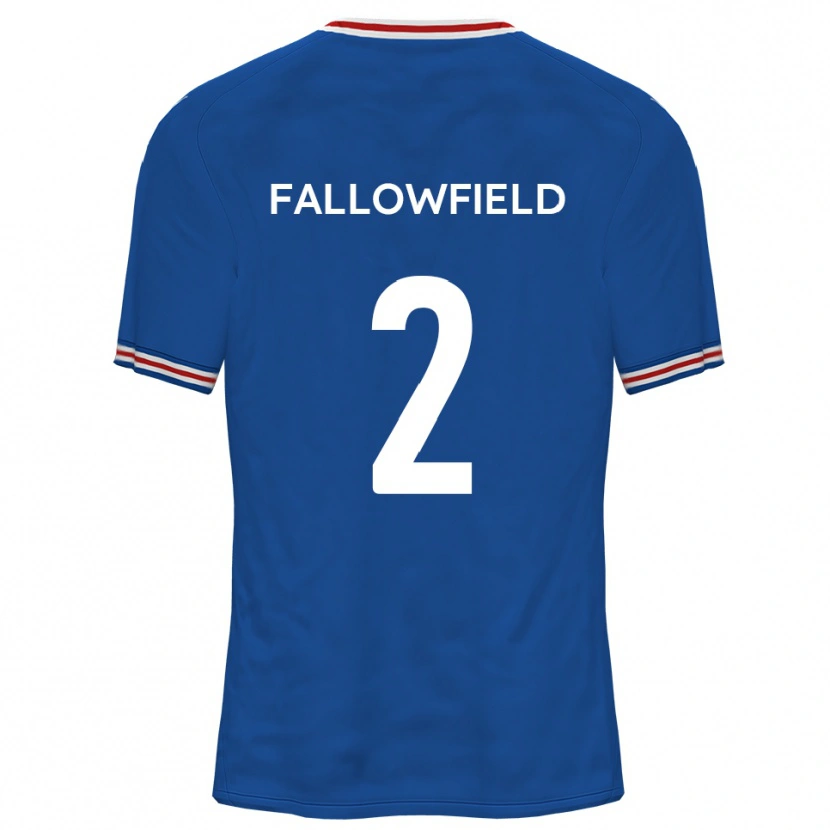 Danxen Herren Ryan Fallowfield #2 Dodger Blau Auswärtstrikot Trikot 2025/26 T-Shirt Österreich