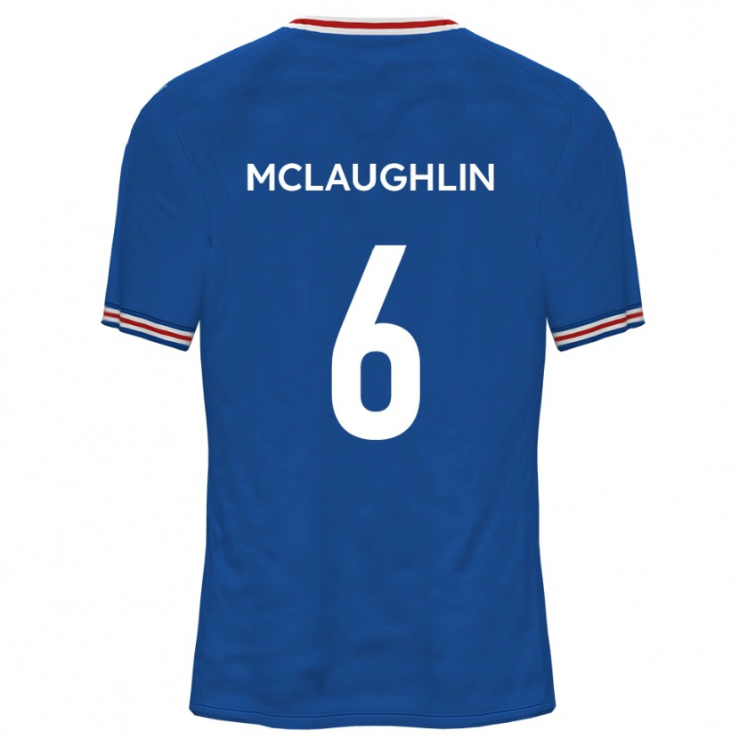 Danxen Herren Paddy Mclaughlin #6 Dodger Blau Auswärtstrikot Trikot 2025/26 T-Shirt Österreich