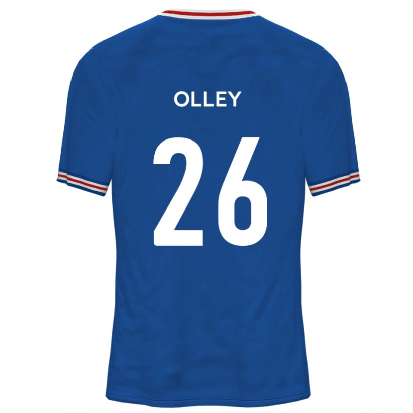 Danxen Herren Greg Olley #26 Dodger Blau Auswärtstrikot Trikot 2025/26 T-Shirt Österreich