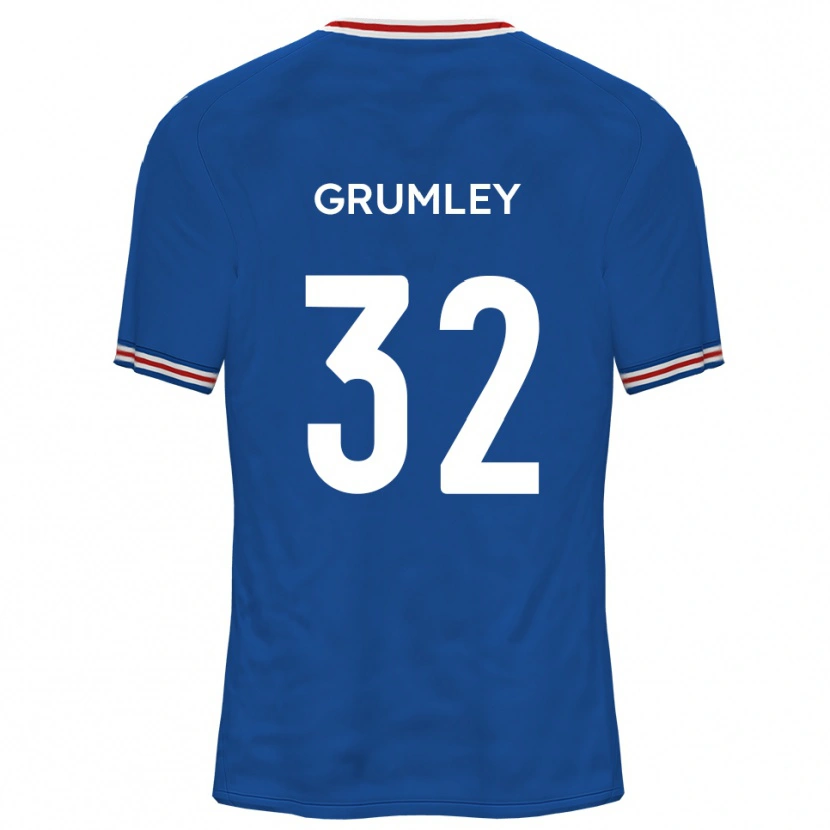 Danxen Herren George Grumley #32 Dodger Blau Auswärtstrikot Trikot 2025/26 T-Shirt Österreich