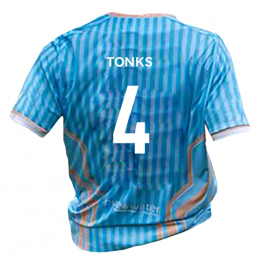 Danxen Herren Tom Tonks #4 Schwarz Gold Auswärtstrikot Trikot 2025/26 T-Shirt Österreich