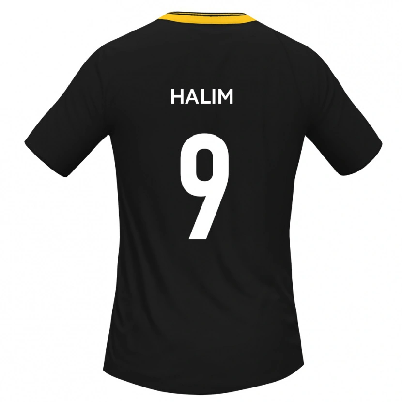 Danxen Herren Mehmet Halim #9 Schwarz Gelb Auswärtstrikot Trikot 2025/26 T-Shirt Österreich