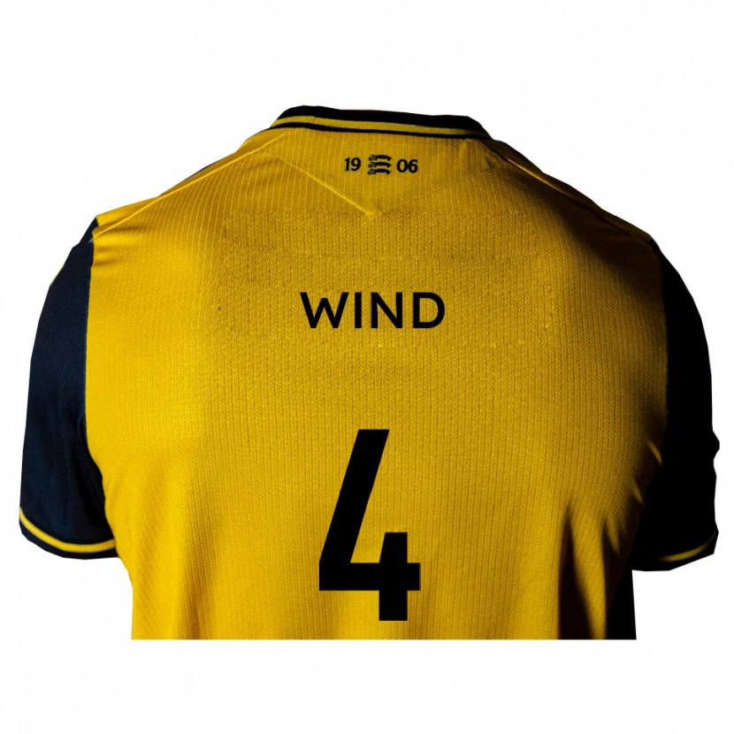 Danxen Herren George Wind #4 Gelb Schwarz Auswärtstrikot Trikot 2025/26 T-Shirt Österreich