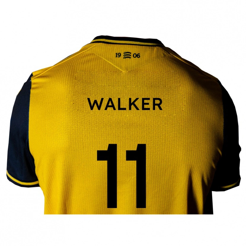 Danxen Herren Josh Walker #11 Gelb Schwarz Auswärtstrikot Trikot 2025/26 T-Shirt Österreich
