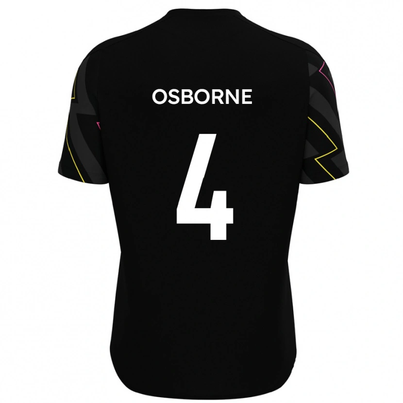 Danxen Herren Jamey Osborne #4 Schwarz Grau Auswärtstrikot Trikot 2025/26 T-Shirt Österreich