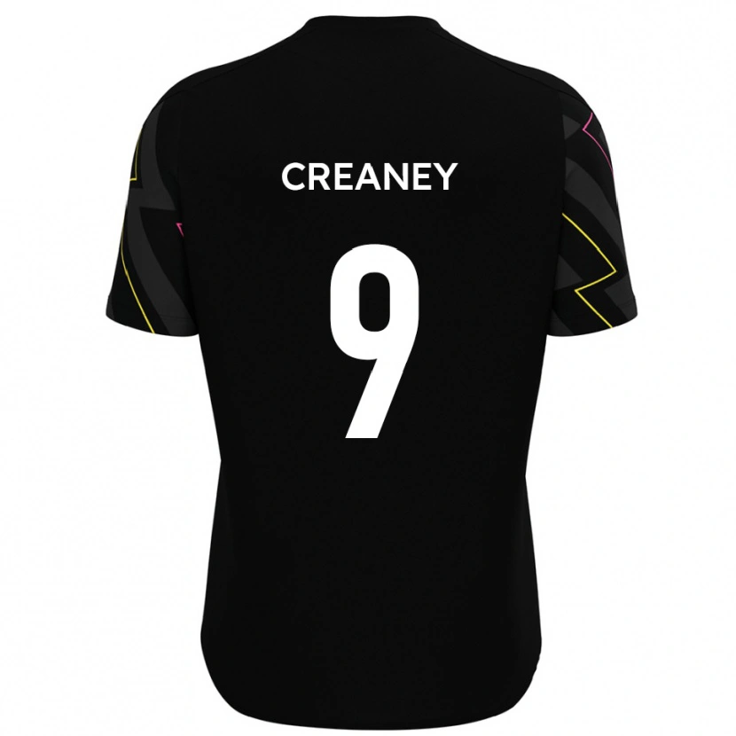 Danxen Herren Dan Creaney #9 Schwarz Grau Auswärtstrikot Trikot 2025/26 T-Shirt Österreich