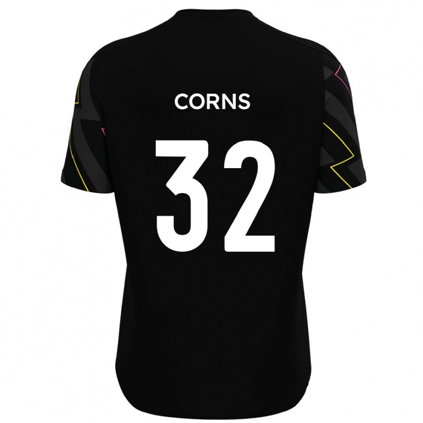 Danxen Herren Billy Corns #32 Schwarz Grau Auswärtstrikot Trikot 2025/26 T-Shirt Österreich
