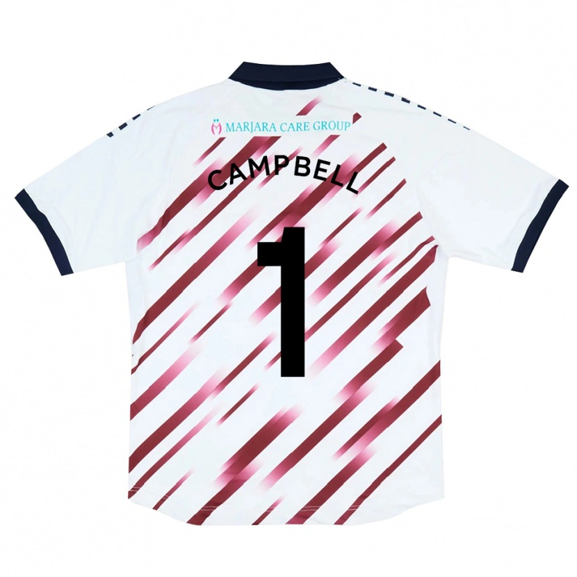 Danxen Herren Maison Campbell #1 Weiß Rot Auswärtstrikot Trikot 2025/26 T-Shirt Österreich