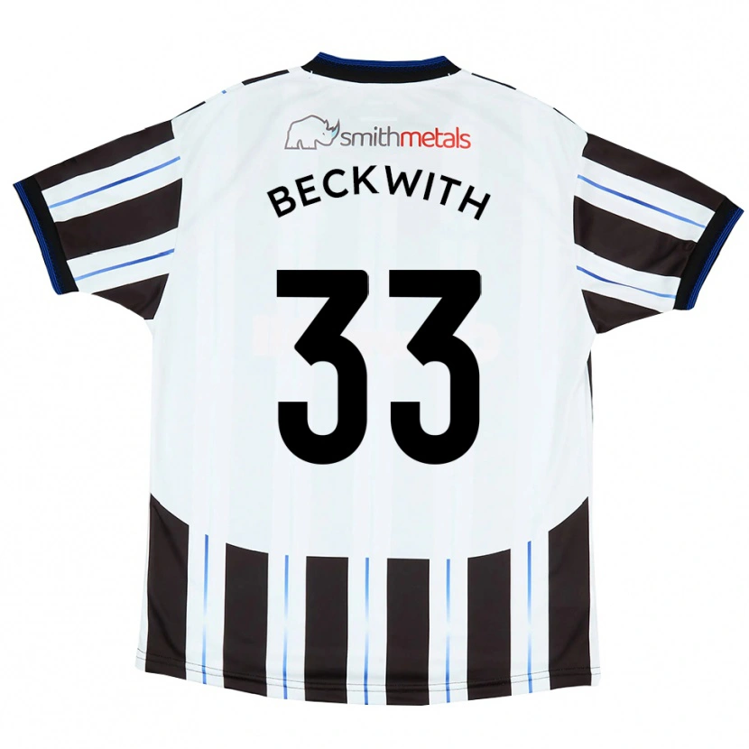 Danxen Herren Sam Beckwith #33 Weiß Schwarz Auswärtstrikot Trikot 2025/26 T-Shirt Österreich