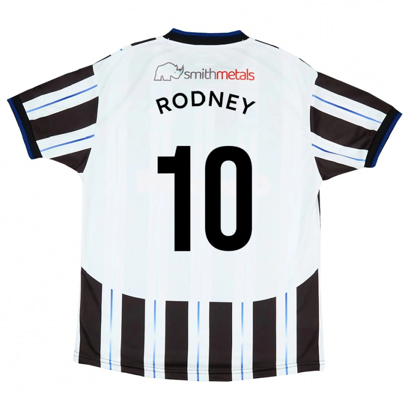 Danxen Herren Devante Rodney #10 Weiß Schwarz Auswärtstrikot Trikot 2025/26 T-Shirt Österreich