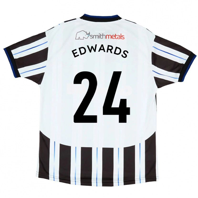 Danxen Herren Corey Edwards #24 Weiß Schwarz Auswärtstrikot Trikot 2025/26 T-Shirt Österreich