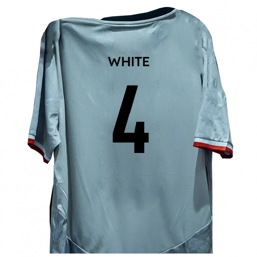 Danxen Herren Tom White #4 Weiß Schwarz Auswärtstrikot Trikot 2025/26 T-Shirt Österreich