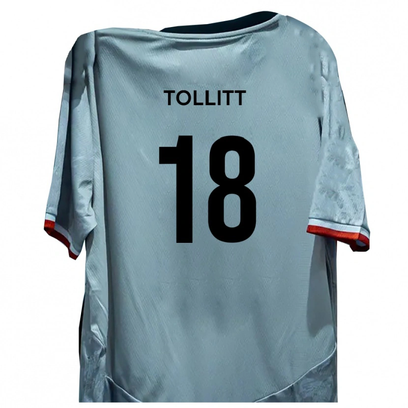 Danxen Herren Ben Tollitt #18 Weiß Schwarz Auswärtstrikot Trikot 2025/26 T-Shirt Österreich