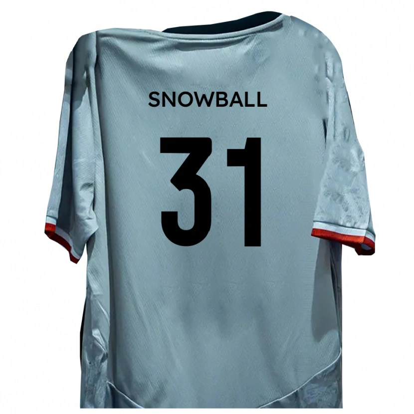 Danxen Herren Nathan Snowball #31 Weiß Schwarz Auswärtstrikot Trikot 2025/26 T-Shirt Österreich
