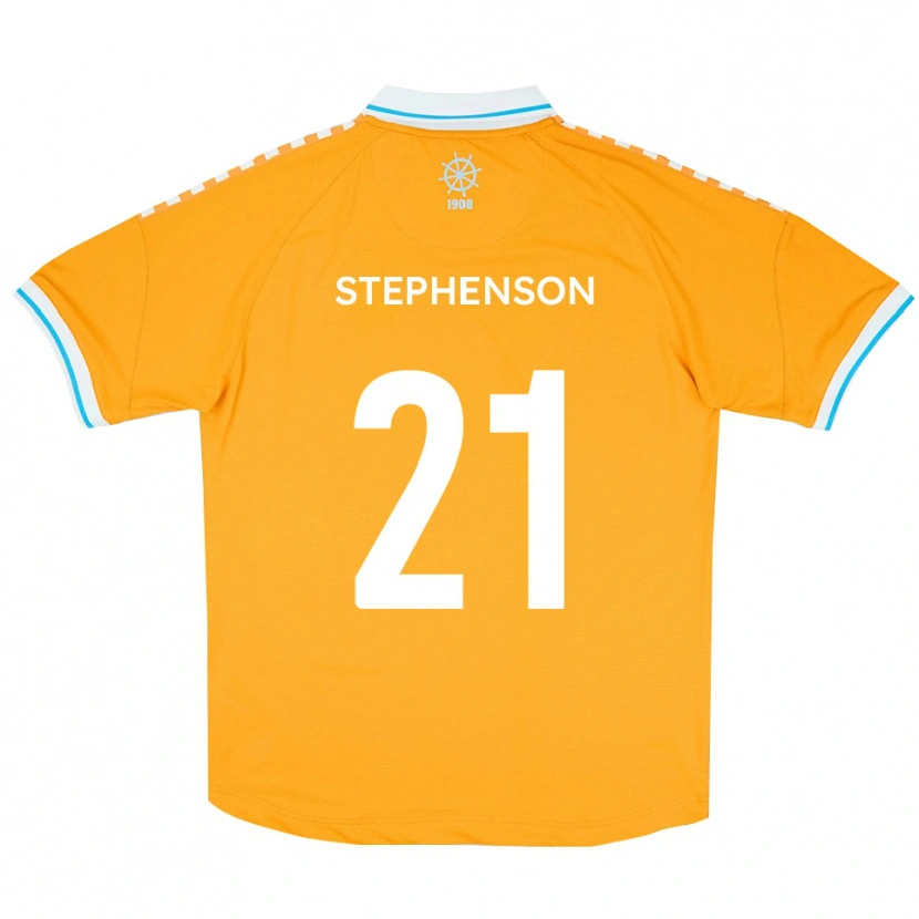 Danxen Herren Louis Stephenson #21 Gelb Blau Auswärtstrikot Trikot 2025/26 T-Shirt Österreich