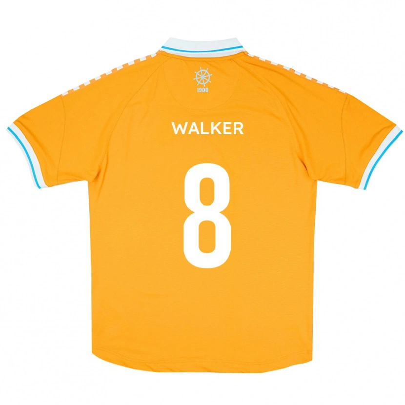 Danxen Herren Brad Walker #8 Gelb Blau Auswärtstrikot Trikot 2025/26 T-Shirt Österreich