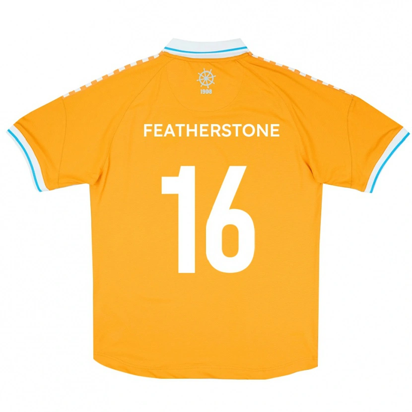 Danxen Herren Nicky Featherstone #16 Gelb Blau Auswärtstrikot Trikot 2025/26 T-Shirt Österreich