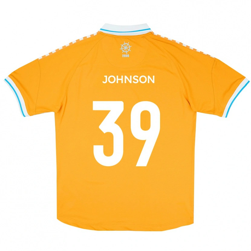 Danxen Herren Danny Johnson #39 Gelb Blau Auswärtstrikot Trikot 2025/26 T-Shirt Österreich