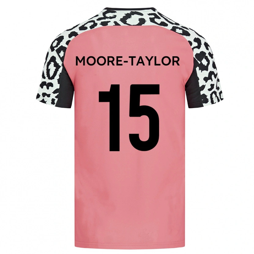 Danxen Herren Jordan Moore-Taylor #15 Pink Schwarz Auswärtstrikot Trikot 2025/26 T-Shirt Österreich