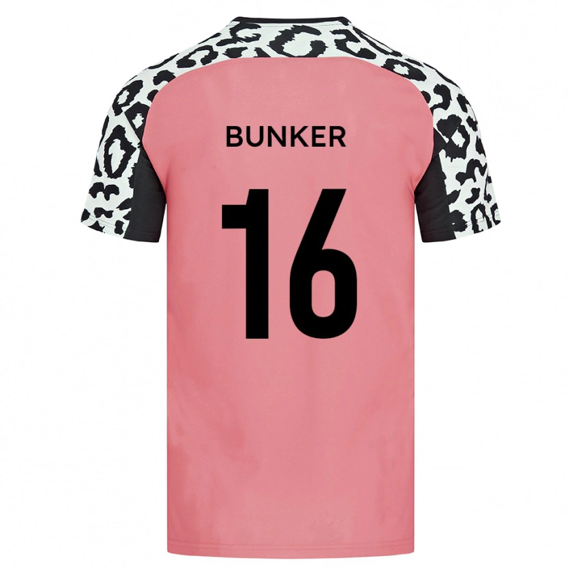 Danxen Herren Harvey Bunker #16 Pink Schwarz Auswärtstrikot Trikot 2025/26 T-Shirt Österreich