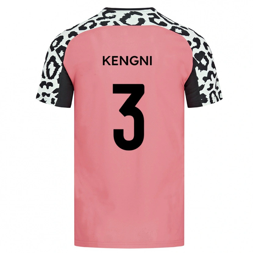Danxen Herren Neil Kengni #3 Pink Schwarz Auswärtstrikot Trikot 2025/26 T-Shirt Österreich
