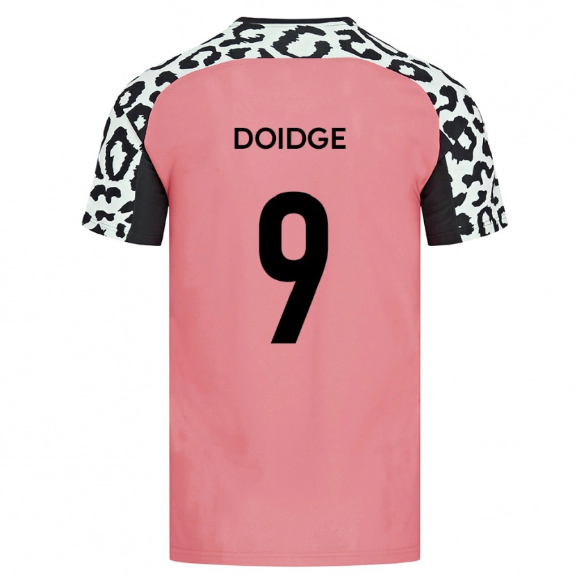 Danxen Herren Christian Doidge #9 Pink Schwarz Auswärtstrikot Trikot 2025/26 T-Shirt Österreich