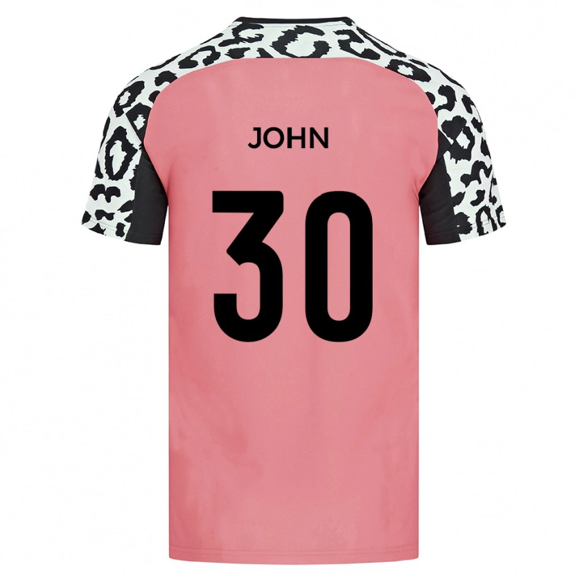 Danxen Herren Dylan John #30 Pink Schwarz Auswärtstrikot Trikot 2025/26 T-Shirt Österreich