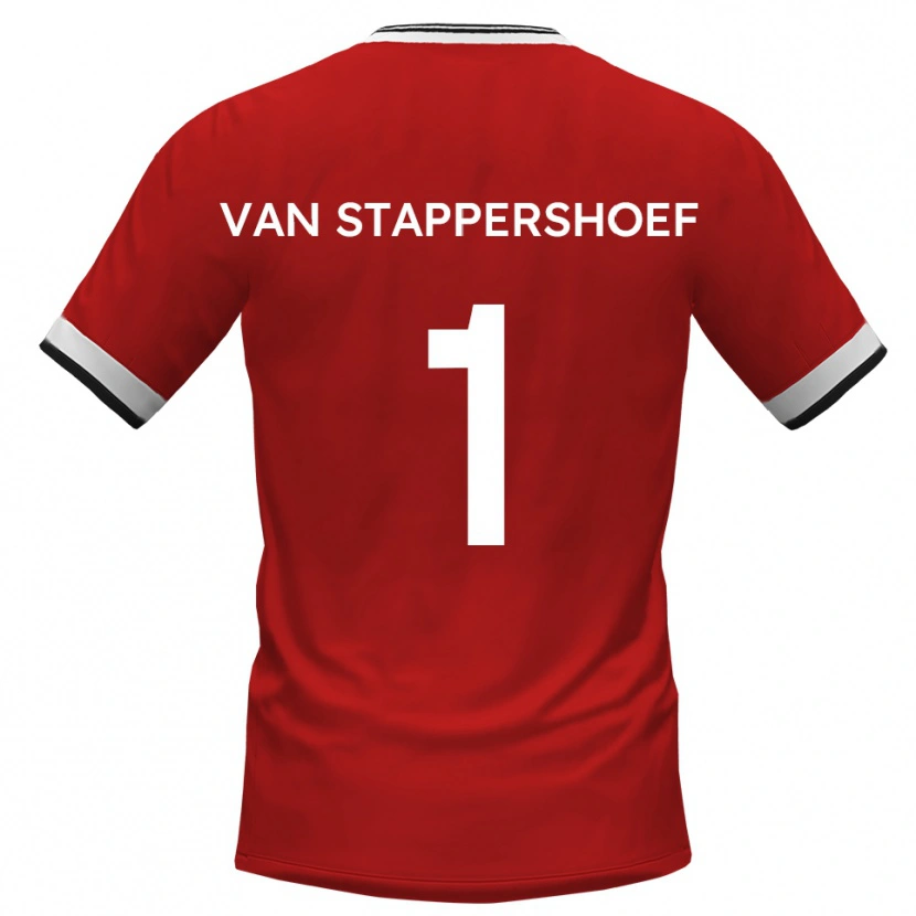 Danxen Herren Jordi Van Stappershoef #1 Weiß Schwarz Auswärtstrikot Trikot 2025/26 T-Shirt Österreich