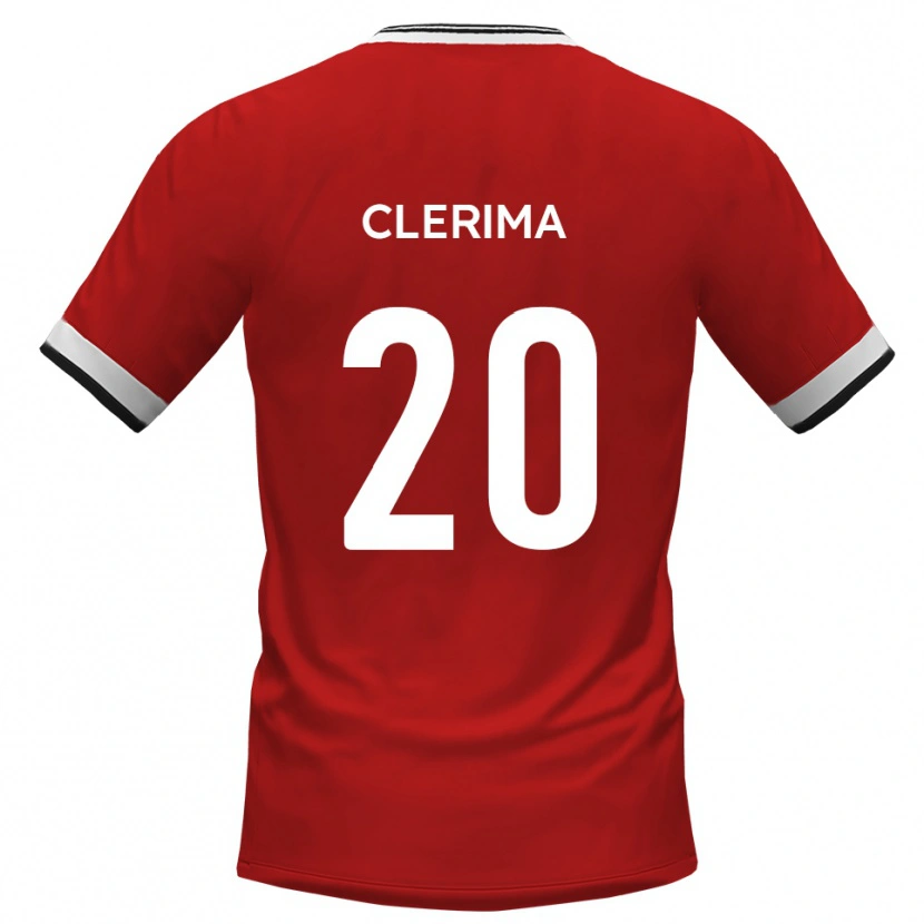 Danxen Herren Remy Clerima #20 Weiß Schwarz Auswärtstrikot Trikot 2025/26 T-Shirt Österreich