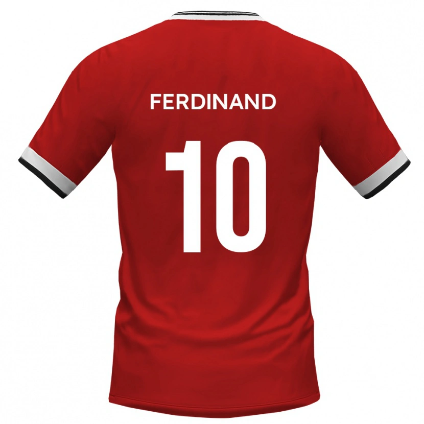 Danxen Herren Kane Ferdinand #10 Weiß Schwarz Auswärtstrikot Trikot 2025/26 T-Shirt Österreich