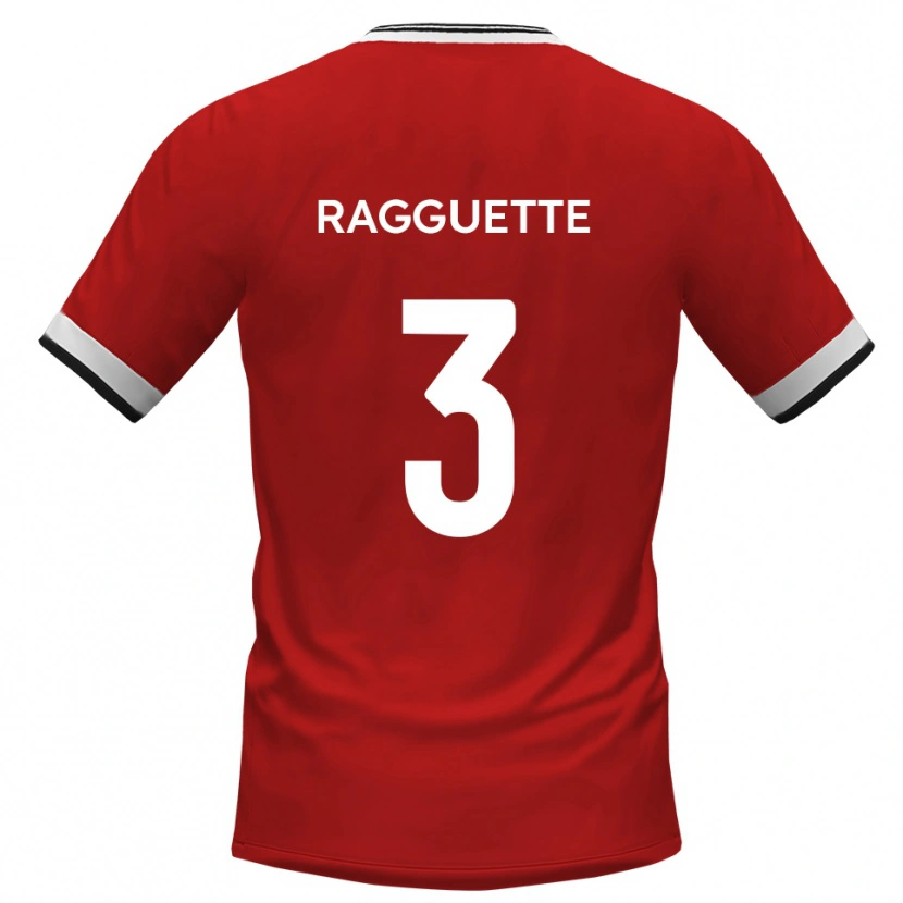 Danxen Herren Jordan Ragguette #3 Weiß Schwarz Auswärtstrikot Trikot 2025/26 T-Shirt Österreich