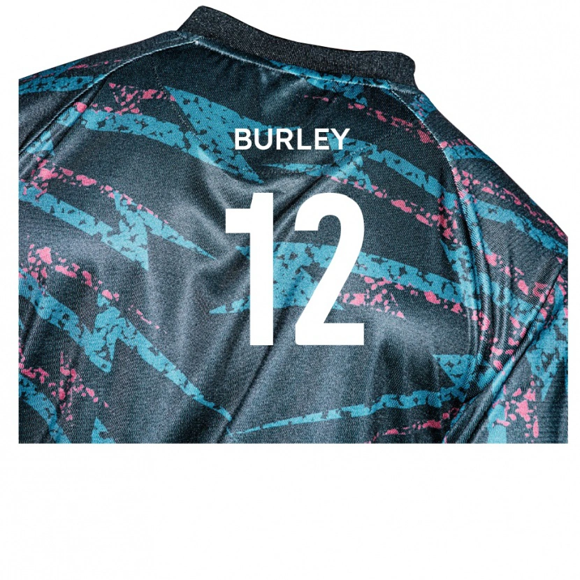 Danxen Herren Andre Burley #12 Schwarz Marine Auswärtstrikot Trikot 2025/26 T-Shirt Österreich
