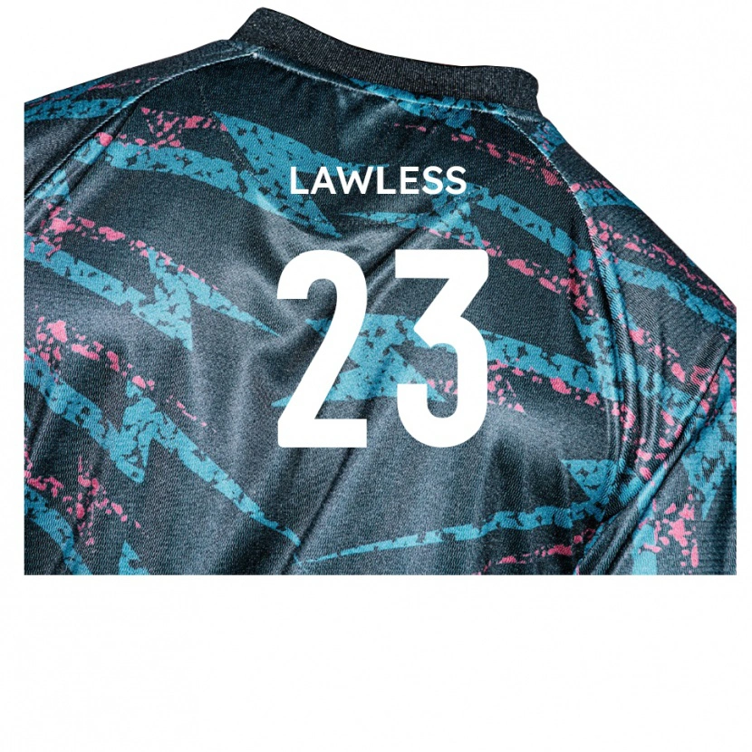 Danxen Herren Conor Lawless #23 Schwarz Marine Auswärtstrikot Trikot 2025/26 T-Shirt Österreich