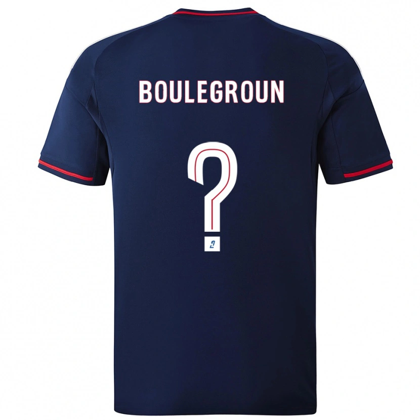 Danxen Herren Hocine Boulegroun #0 Marine Rot Auswärtstrikot Trikot 2025/26 T-Shirt Österreich