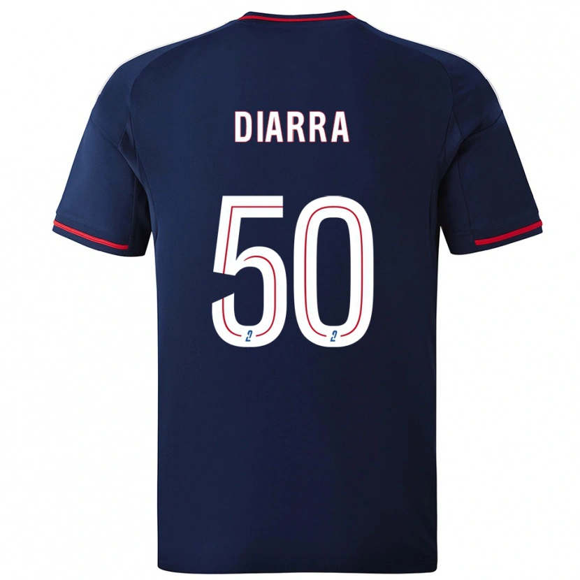 Danxen Herren Lassine Diarra #50 Marine Rot Auswärtstrikot Trikot 2025/26 T-Shirt Österreich