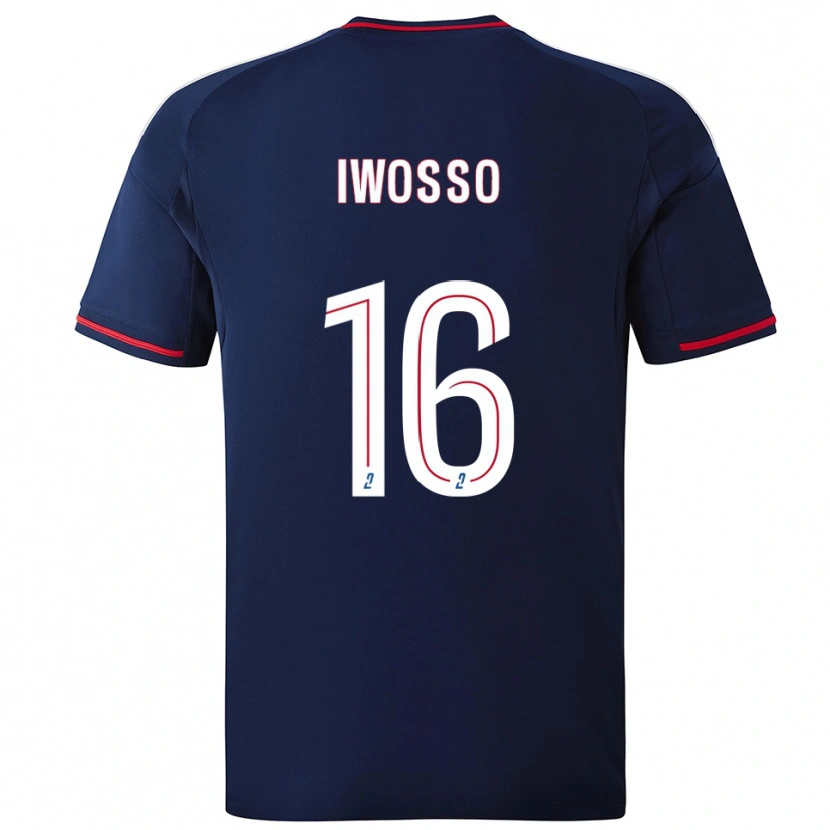 Danxen Herren Mathis Iwosso #16 Marine Rot Auswärtstrikot Trikot 2025/26 T-Shirt Österreich