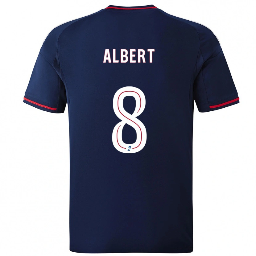 Danxen Herren Korbin Albert #8 Marine Rot Auswärtstrikot Trikot 2025/26 T-Shirt Österreich