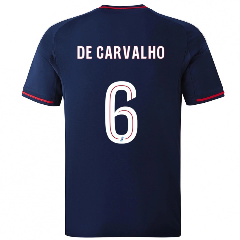 Danxen Herren Mathys De Carvalho #6 Marine Rot Auswärtstrikot Trikot 2025/26 T-Shirt Österreich