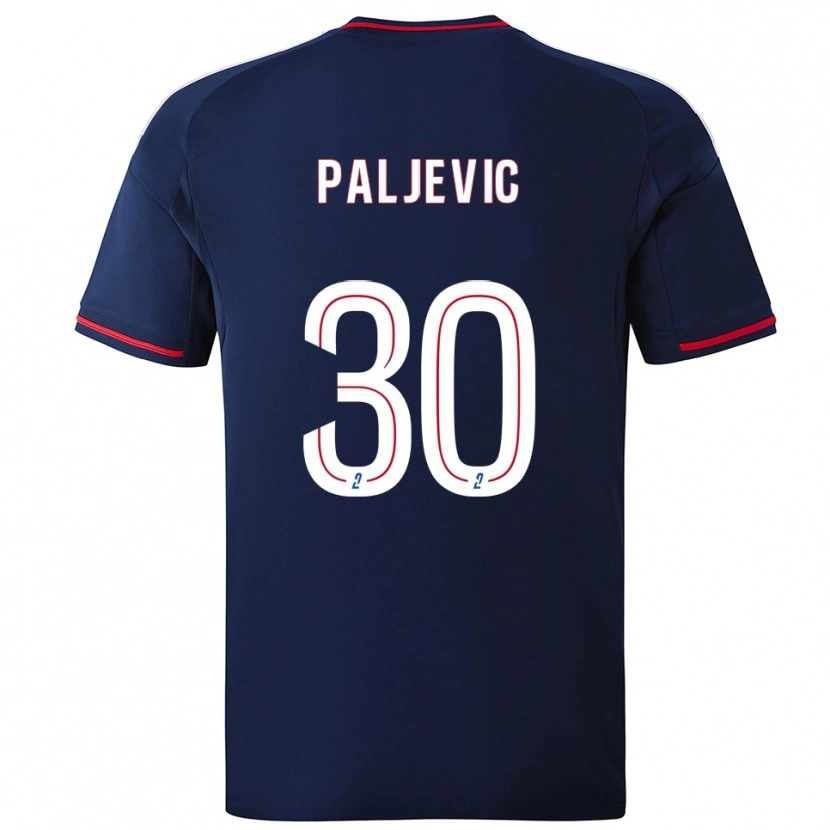 Danxen Herren Alyssia Paljevic #30 Marine Rot Auswärtstrikot Trikot 2025/26 T-Shirt Österreich