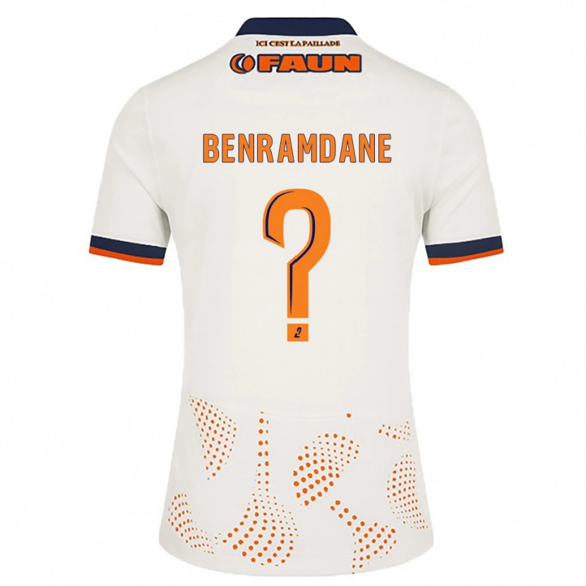Danxen Herren Noam Benramdane #0 Weiß Orange Auswärtstrikot Trikot 2025/26 T-Shirt Österreich