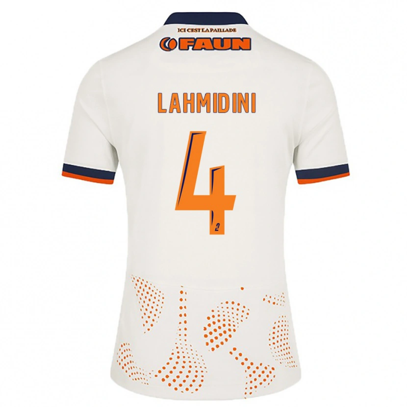 Danxen Herren Marouan Lahmidini #4 Weiß Orange Auswärtstrikot Trikot 2025/26 T-Shirt Österreich